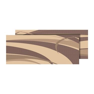 Reversible outdoor mat Faunlker brun-beige